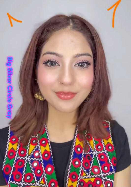 Big Silver Circle gray