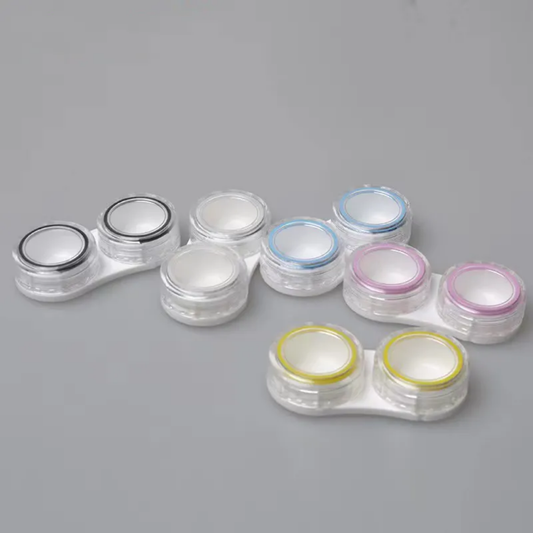 Leak Proof Rubber Ring Lens Case
