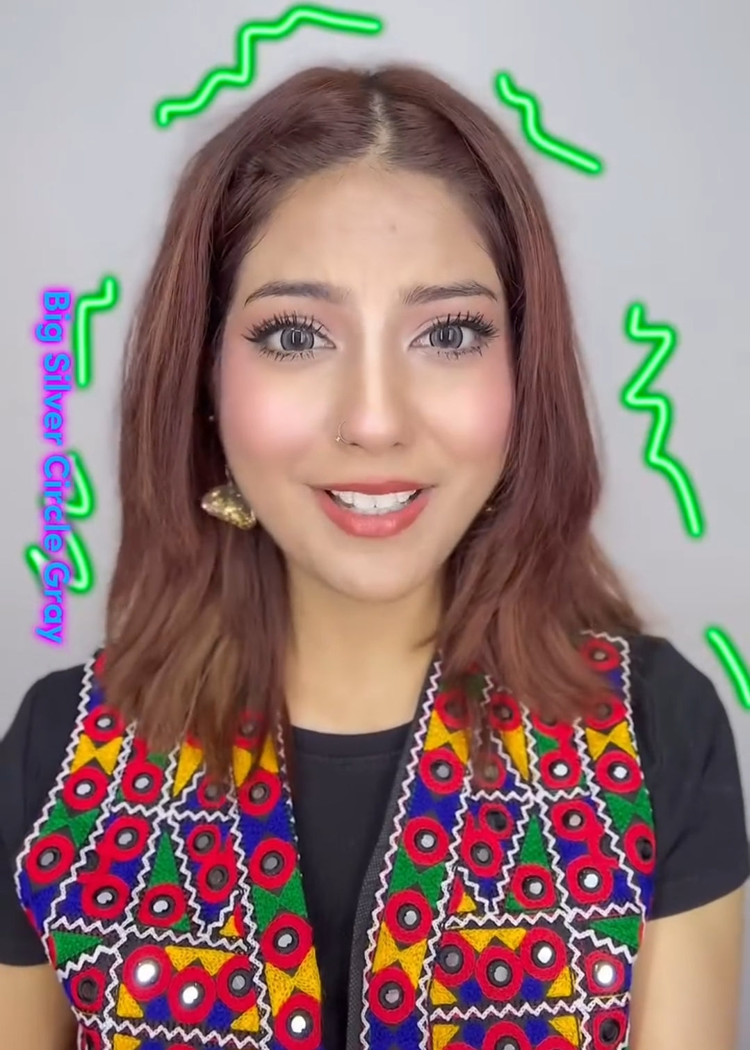 Big Silver Circle gray